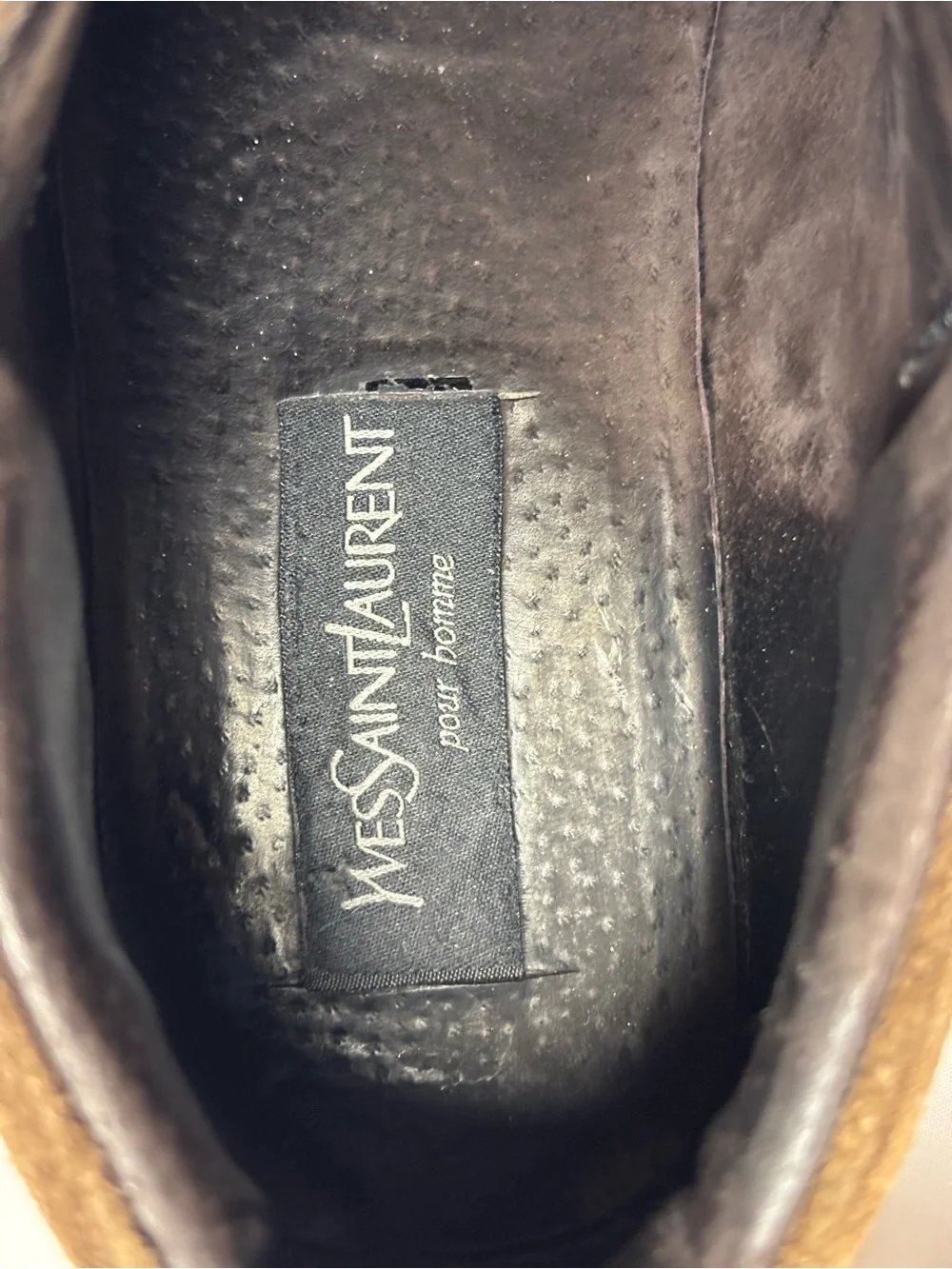 Vintage Yves Saint Laurent Brown Suede Sz42 Chukka Boots *Need Restoration*